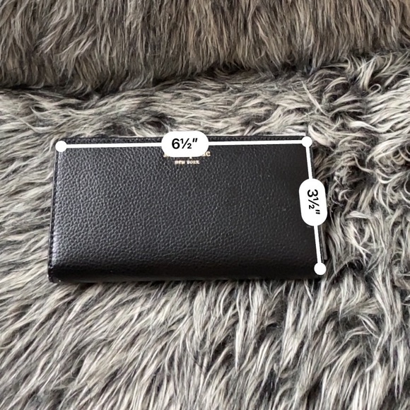 NWT Kate Spade genuine leather slim bifold wallet - Picture 5 of 5
